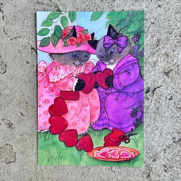 Hallmark Cat Valentine’s Day Greeting Card - Picture 1 of 12